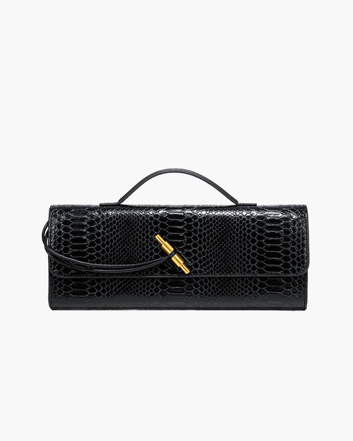 Bianca Kroko-Prägeleder-Tasche