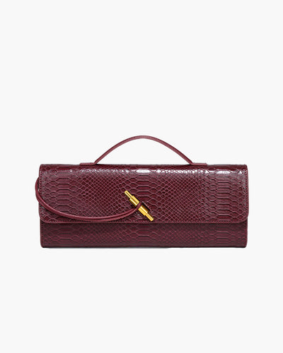 Bianca Kroko-Prägeleder-Tasche