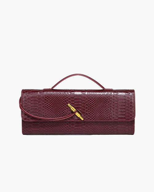Bianca Kroko-Prägeleder-Tasche