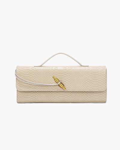 Bianca Kroko-Prägeleder-Tasche