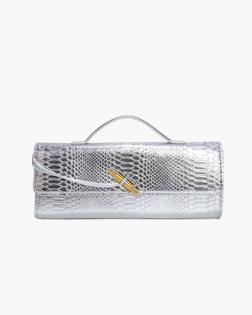 Bianca Kroko-Prägeleder-Tasche