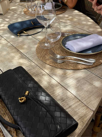 Bianca Geflochtene Tasche