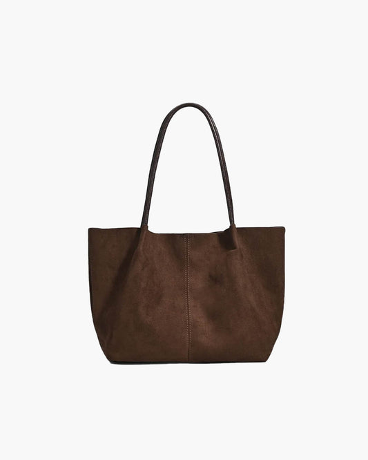 Cheska Wildleder-Shopper-Tasche mit Etui