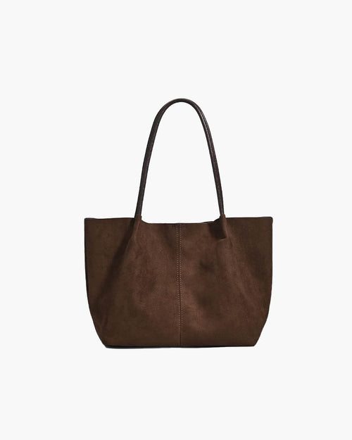 Cheska Wildleder-Shopper-Tasche mit Etui