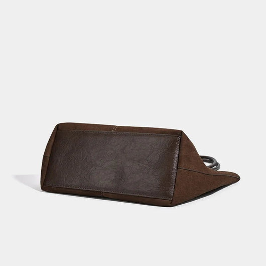 Cheska Wildleder-Shopper-Tasche mit Etui