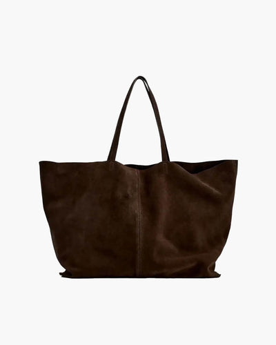Cynthia Große Wildleder-Shopper-Tasche