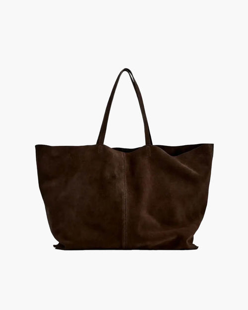 Cynthia Große Wildleder-Shopper-Tasche
