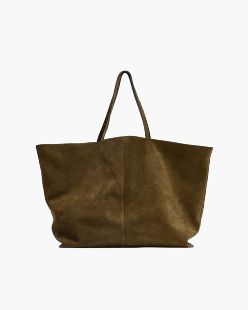 Cynthia Große Wildleder-Shopper-Tasche