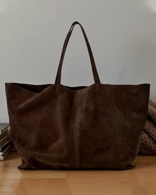 Cynthia Große Wildleder-Shopper-Tasche