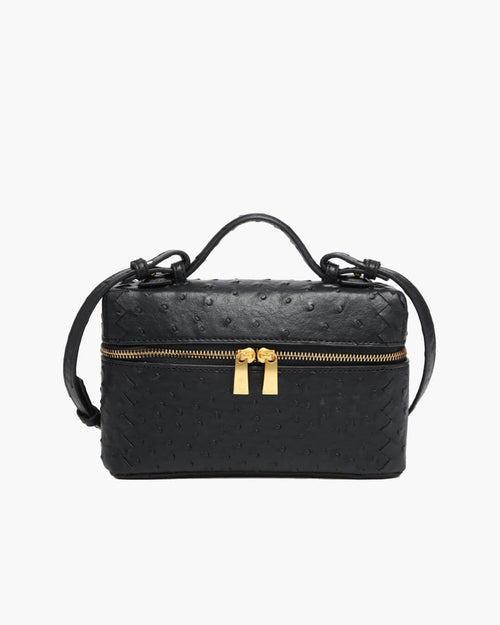 Delphine Leder-Box-Tasche