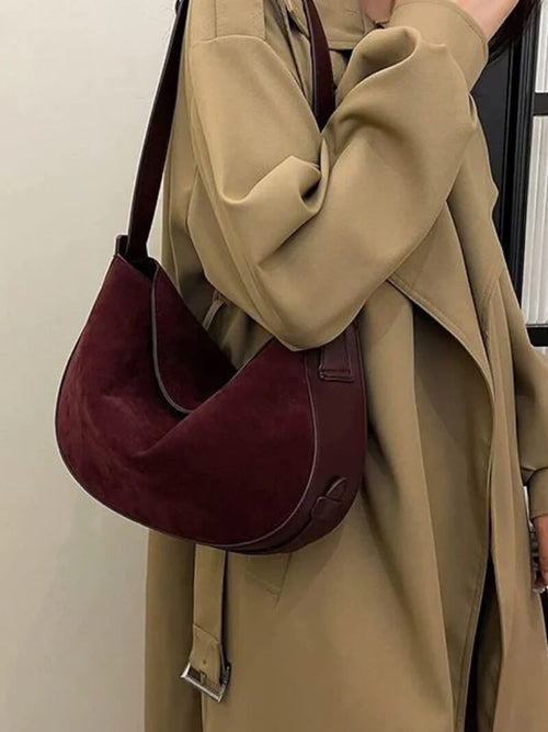 Lily Kunstwildleder-Tasche