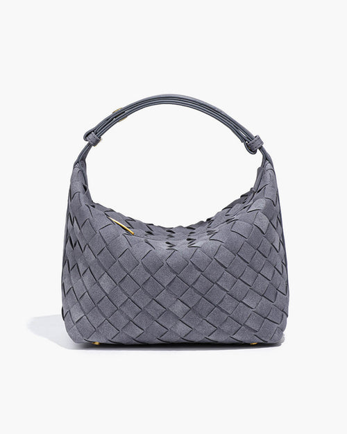 Mica Geflochtene Wildleder-Tasche