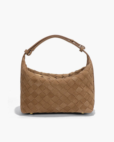 Mica Geflochtene Wildleder-Tasche