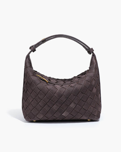 Mica Geflochtene Wildleder-Tasche
