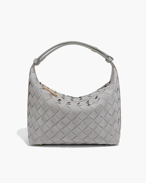 Mica Geflochtene Wildleder-Tasche