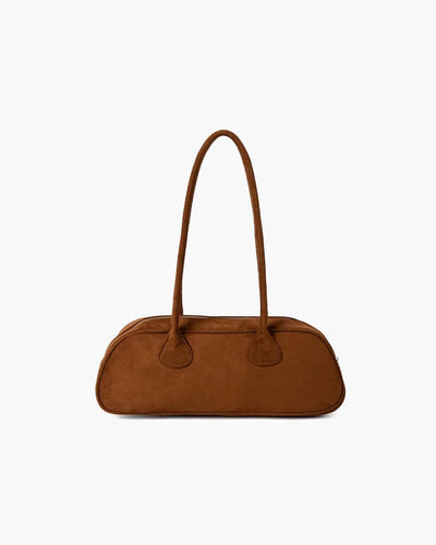 Pauleen Baguette Wildleder-Tasche
