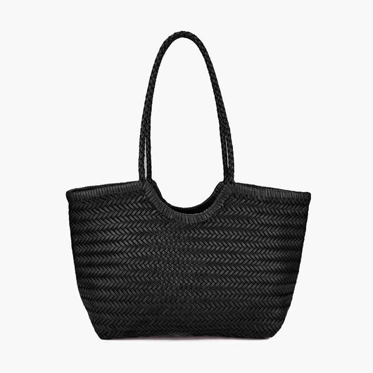 Rica Geflochtene Kunstleder-Tasche
