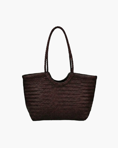 Rica Geflochtene Kunstleder-Tasche