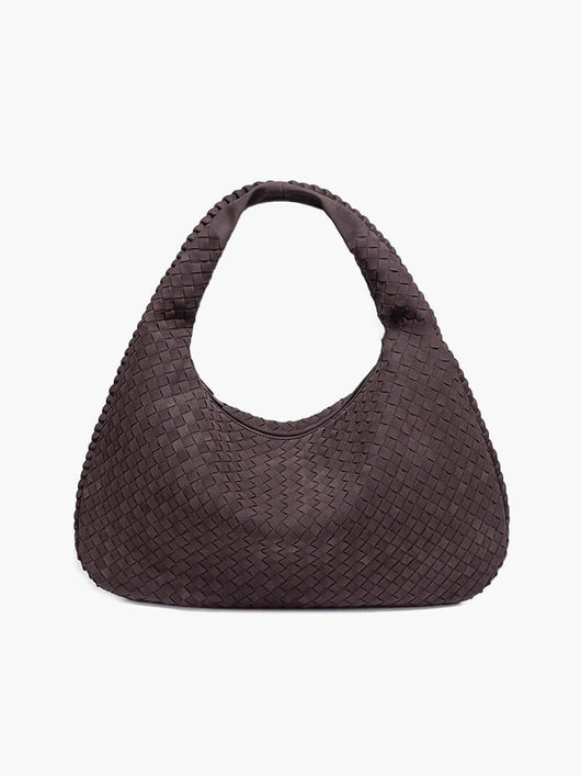 Wildleder Geflochtene Tasche XL