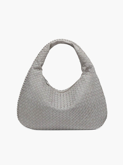 Wildleder Geflochtene Tasche XL
