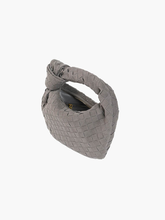 Geflochtene Mini-Tasche aus Wildleder